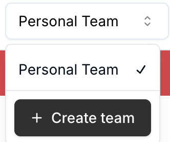 Create Team